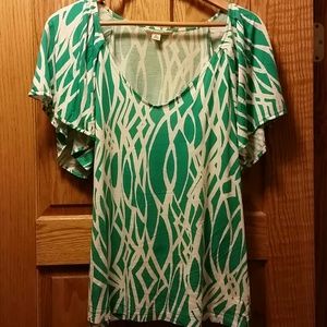 COPY - Banana republic flutter sleeve top xl